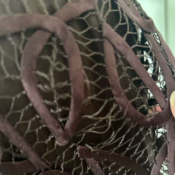 $900 SOULMATES size XL 100% Silk Soutache Beaded Formal Dress Gown skirt jacket - Picture 8 of 12